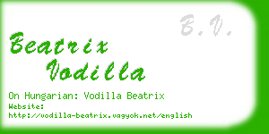 beatrix vodilla business card